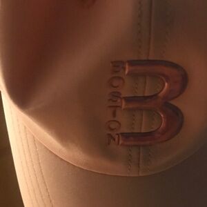 vintage ‘Boston’ printed baseball cap
